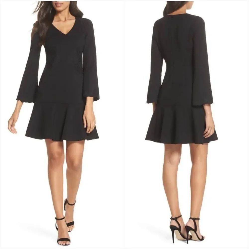 Kobi Halperin Embroidered Fit & Flare